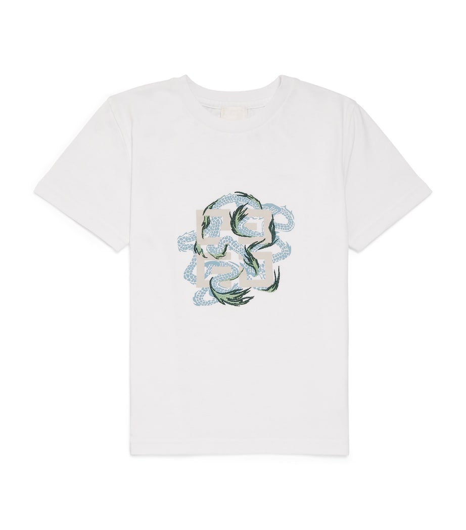 Dragon Graphic 4G T-Shirt WHITE Image 1