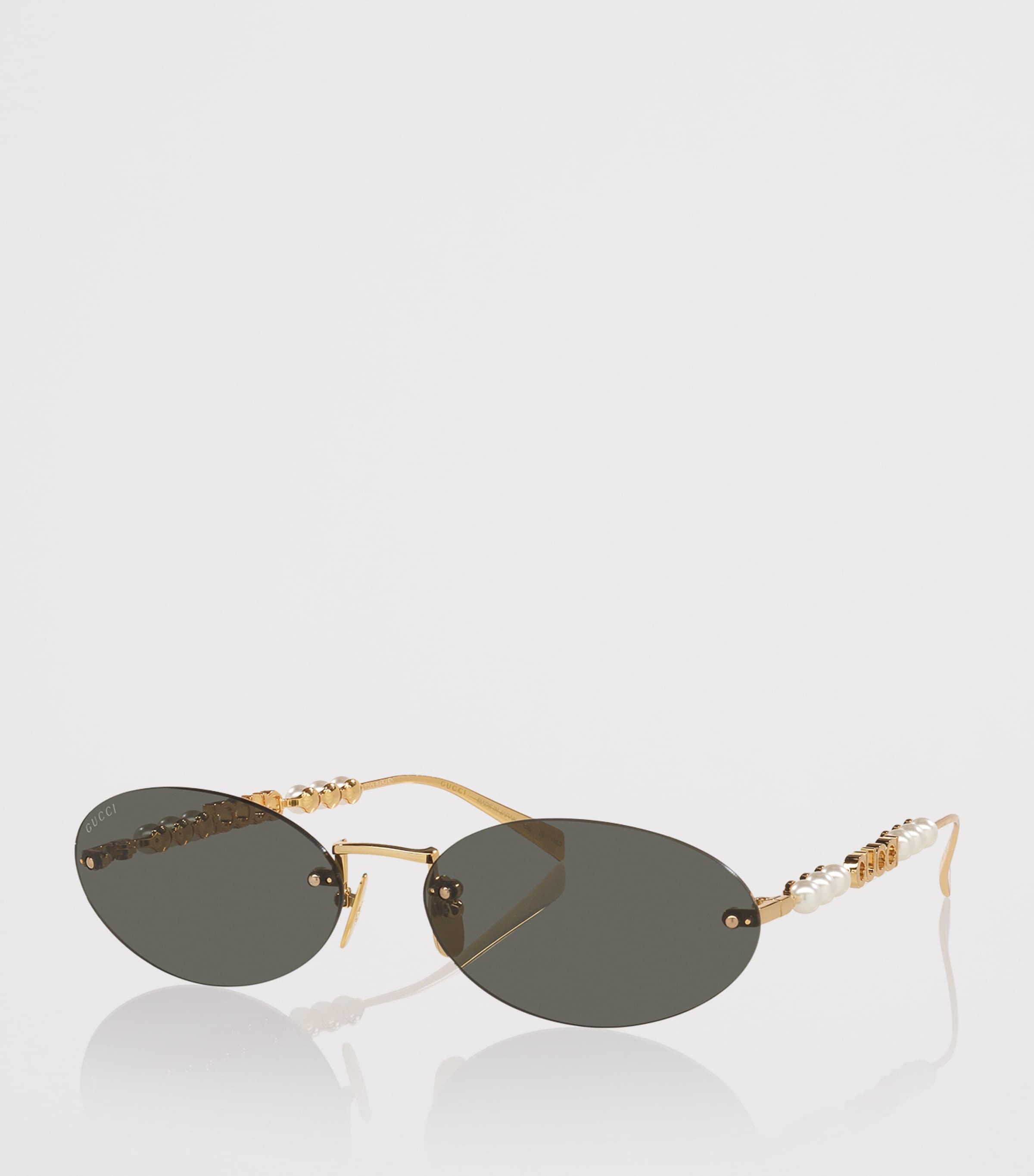 Metal Round Sunglasses 2300L1 Image 2
