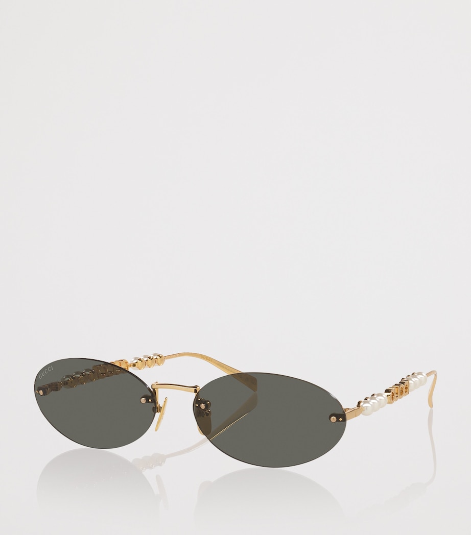 Metal Round Sunglasses 2300L1 Image 2