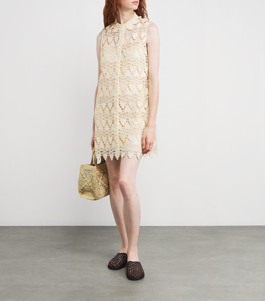 Lace The Deco Mini Dress ECRU Image 2
