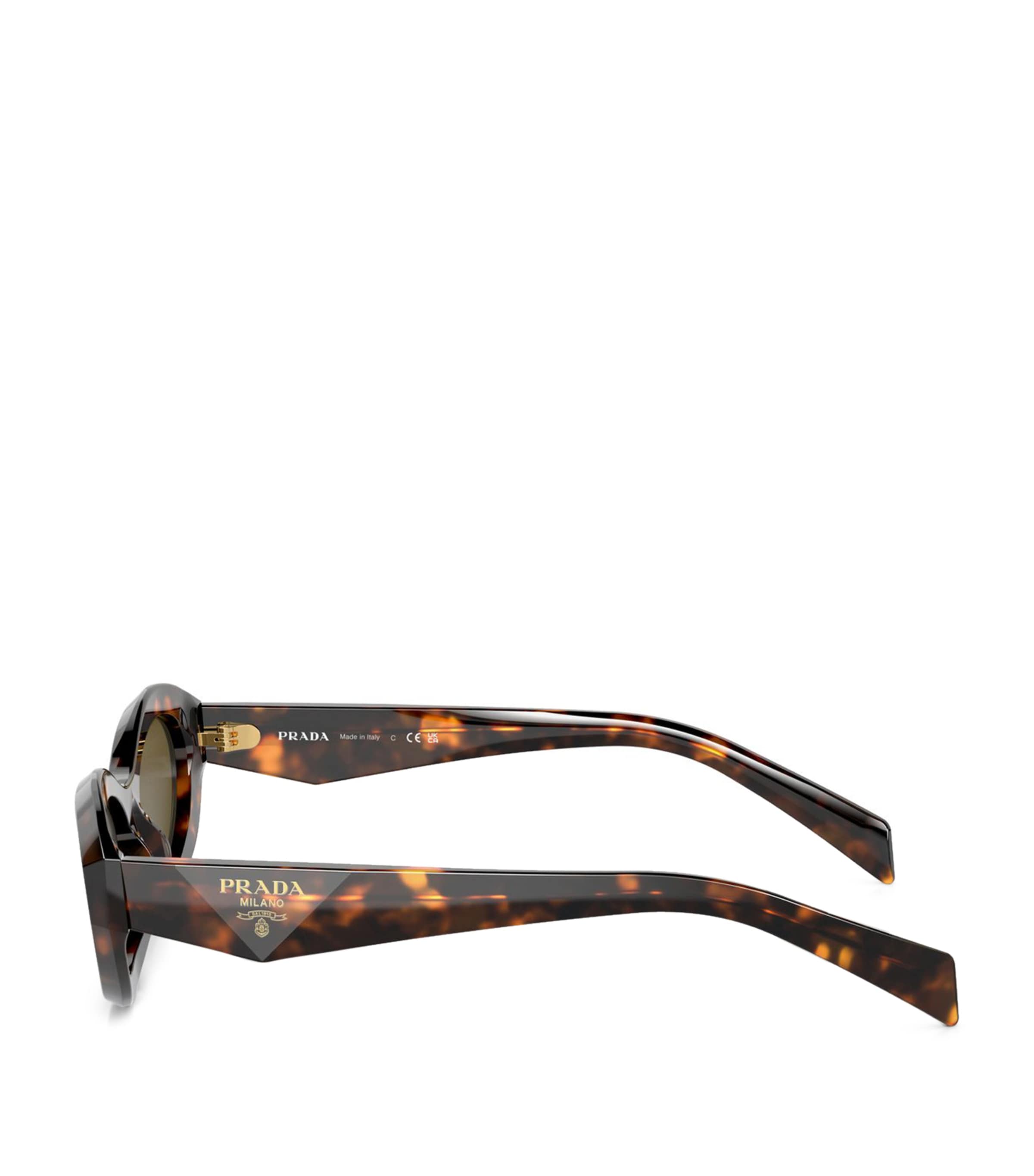 Tortoiseshell Irregular Sunglasses 14L09Z Image 3