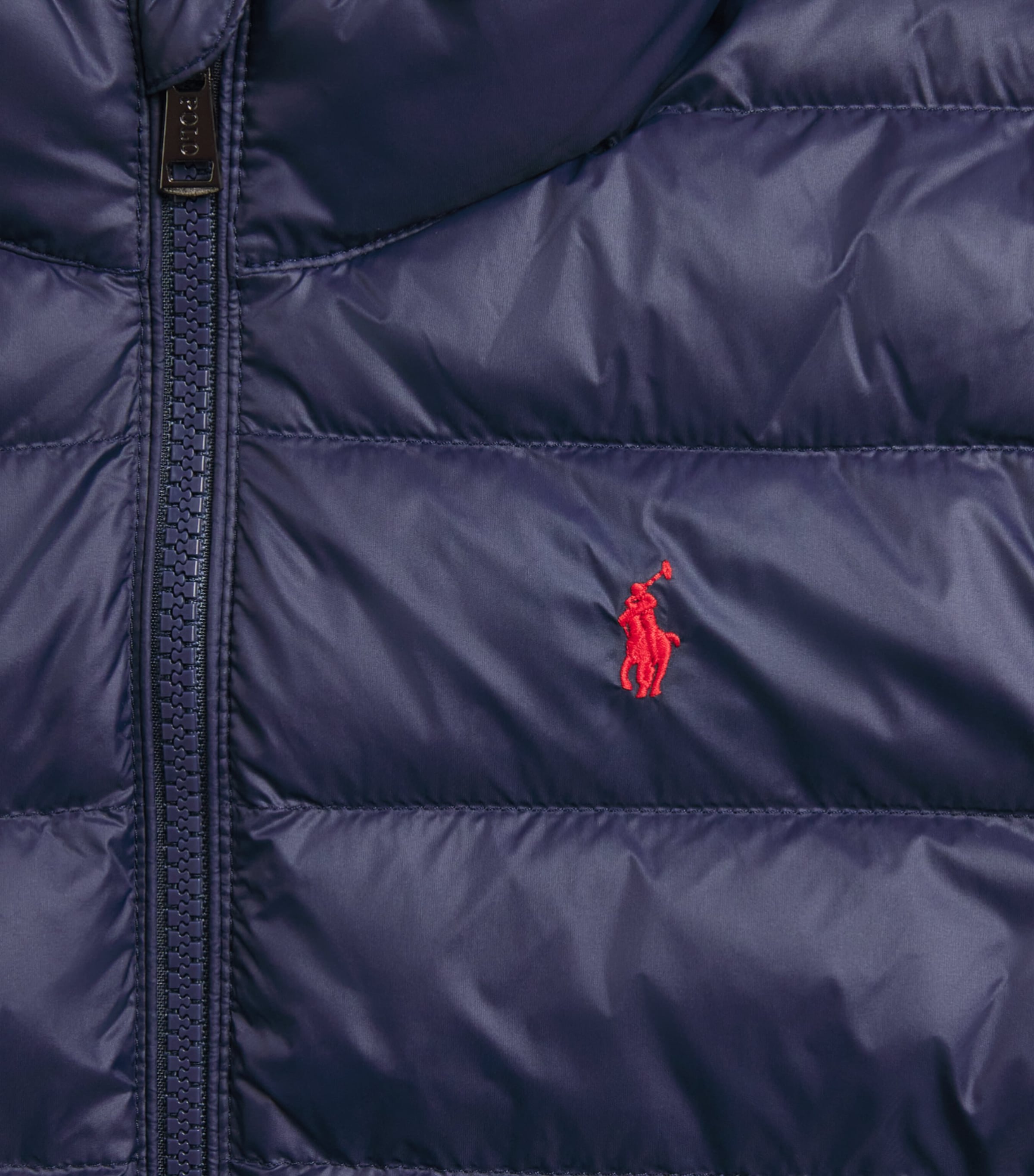 Ralph Lauren Kids Polo Pony Puffer Jacket (2-7 Years) Newport Navy Image 3