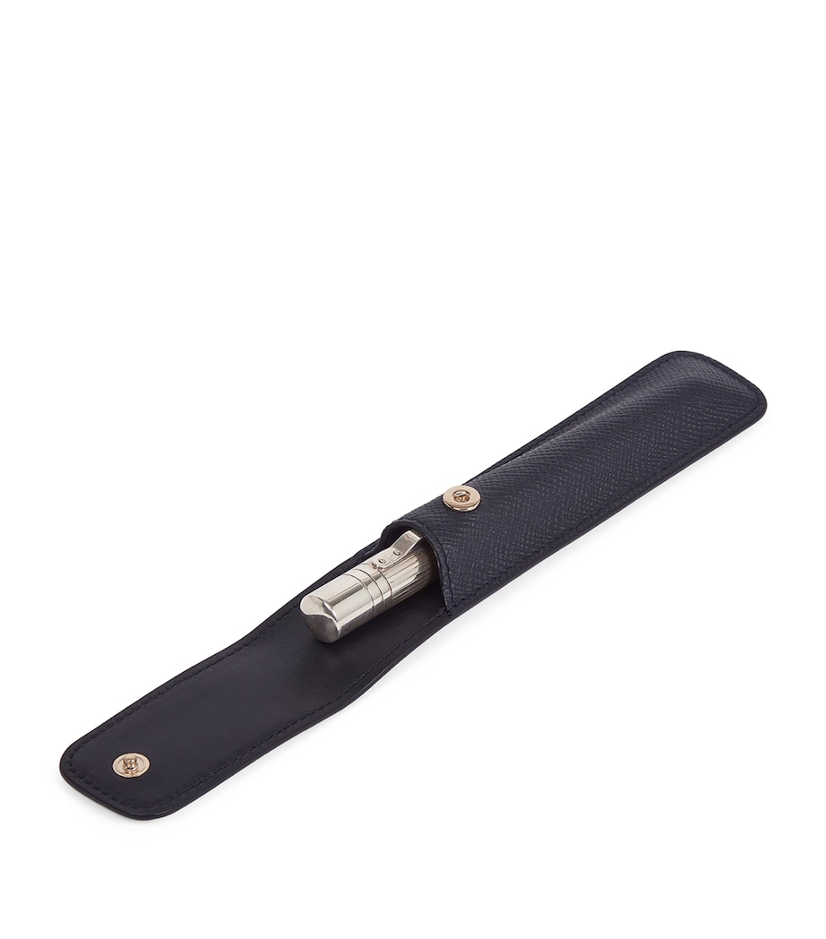 Panama Leather Pen Sleeve NAVY Image 4