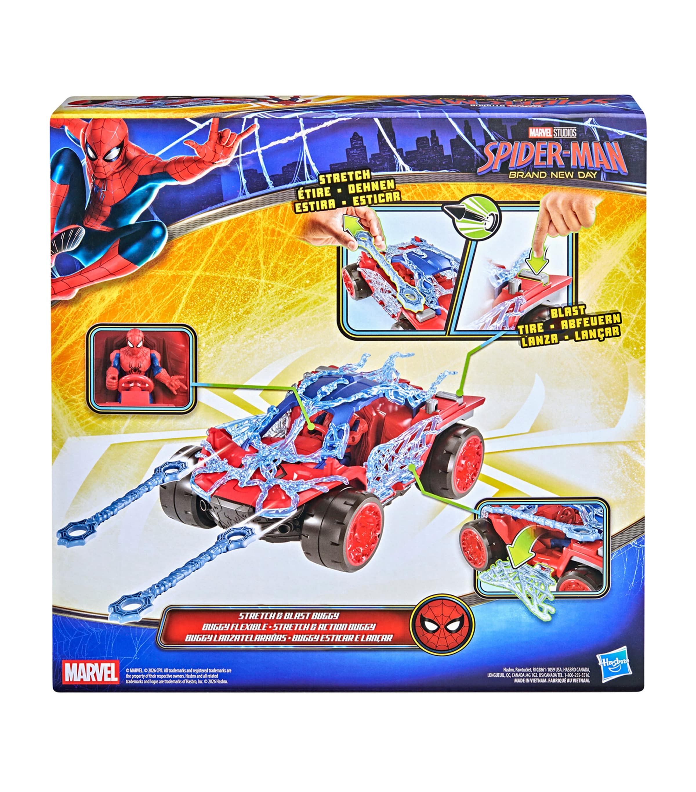 Marvel Spider-Man ActionVerse Stretch & Blast Buggy Image 3