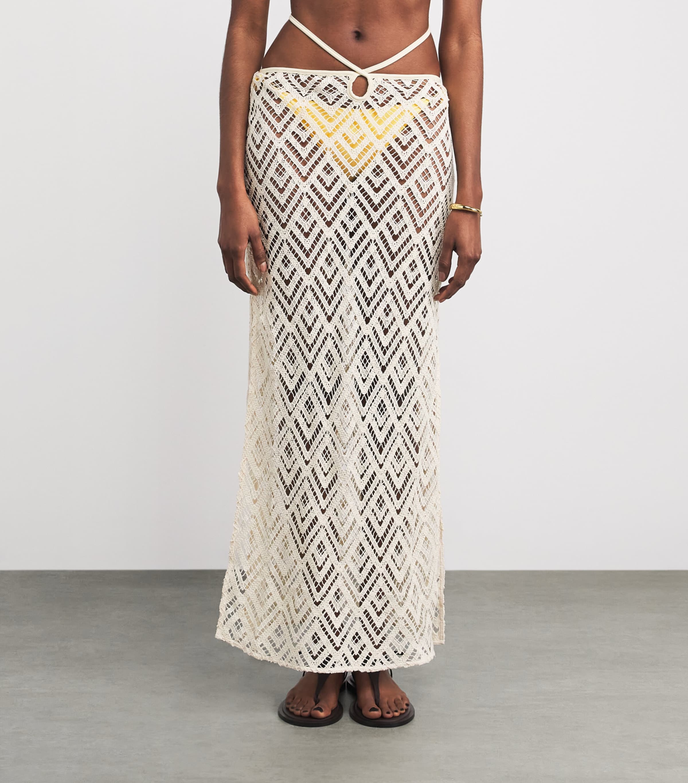 Cotton Soul Maxi Skirt ECRU Image 3