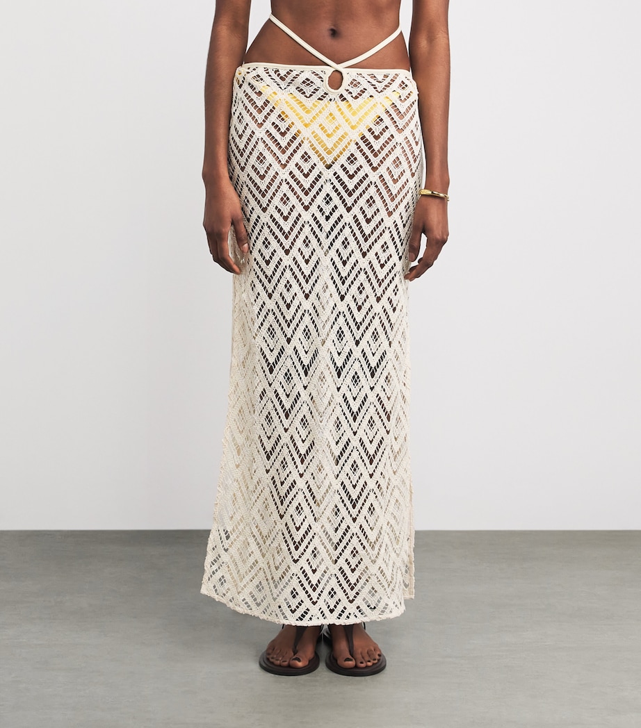 Cotton Soul Maxi Skirt ECRU Image 3