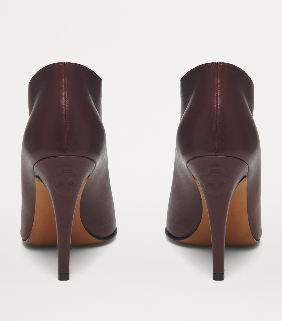 Leather Slashed Birdee Pumps 105 6026 Image 2