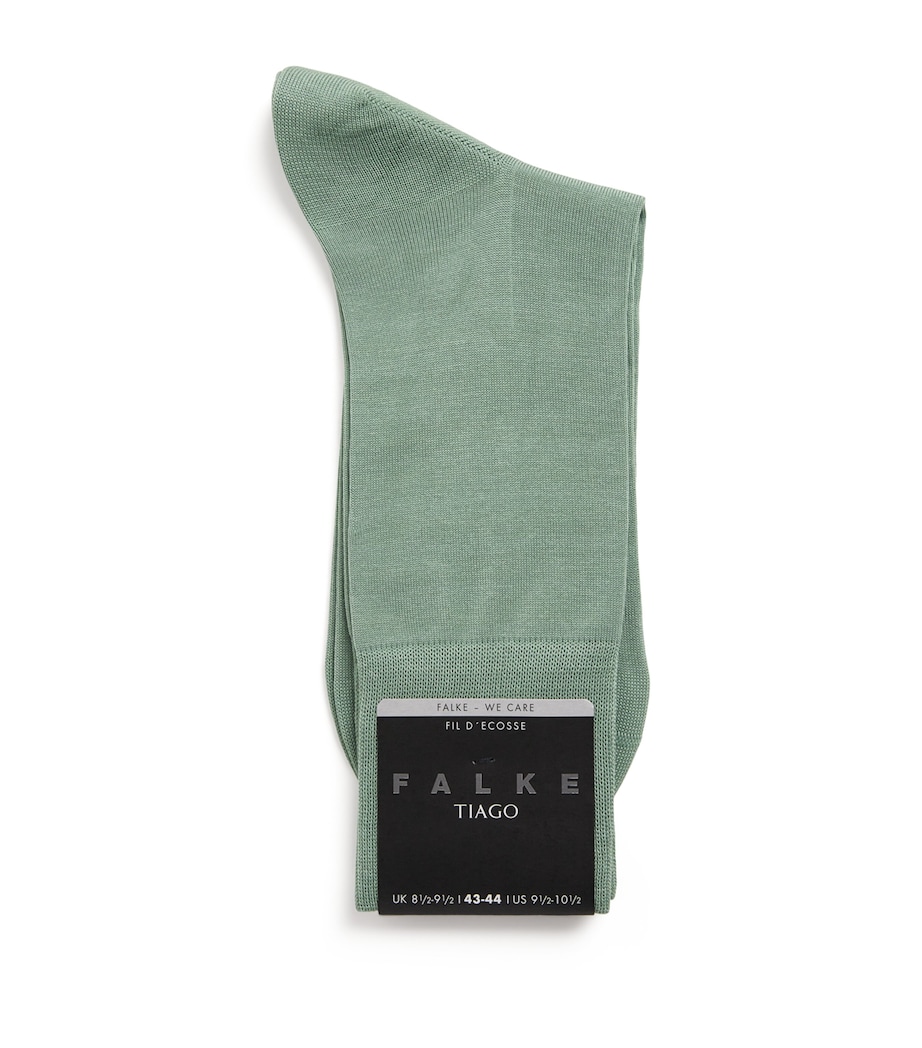 Cotton-Blend Tiago Socks 7538 SAGE Image 1