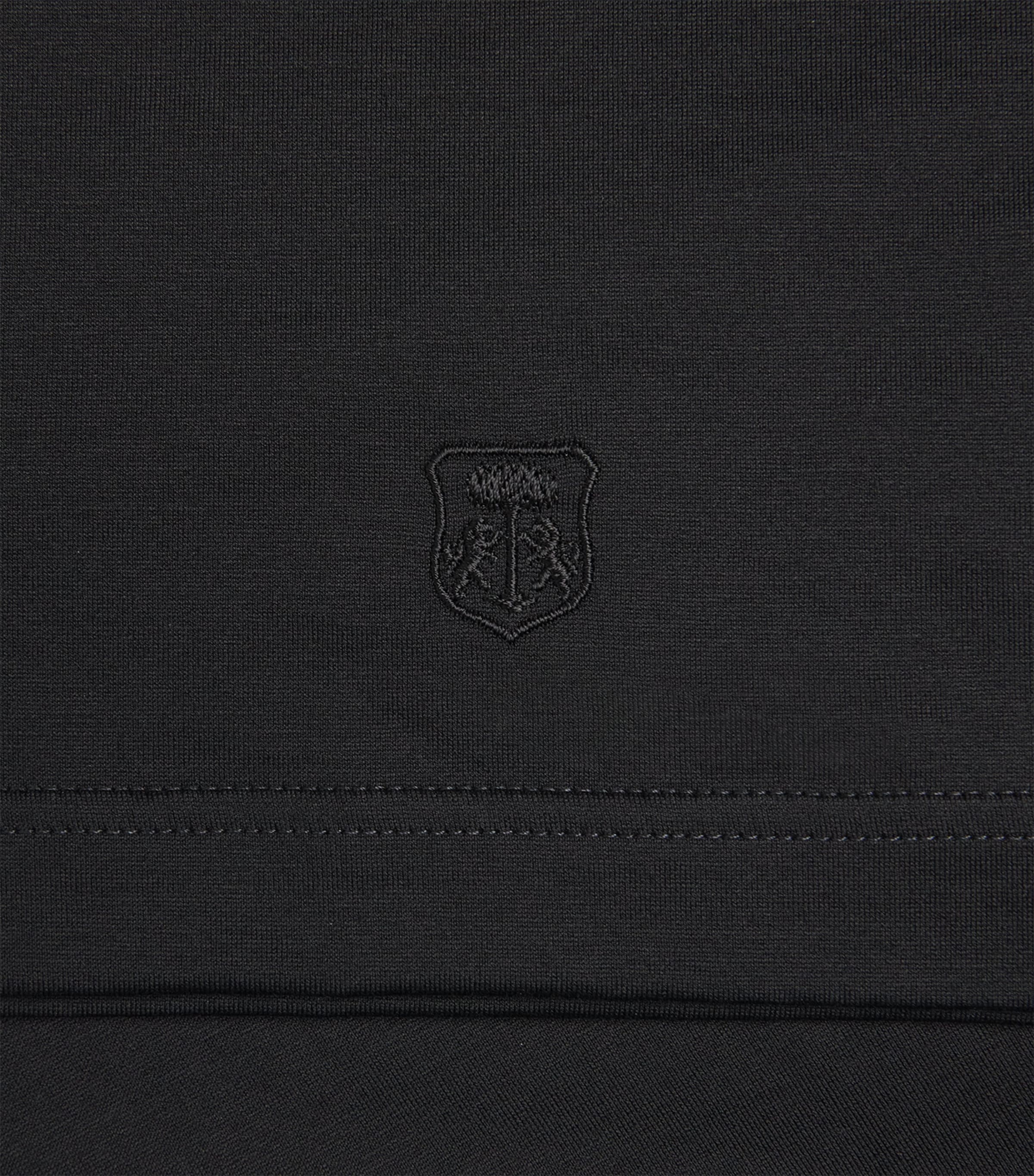Corneliani Mens Cotton T-Shirt Black Image 6