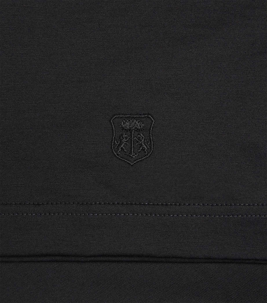 Corneliani Mens Cotton T-Shirt Black Image 6