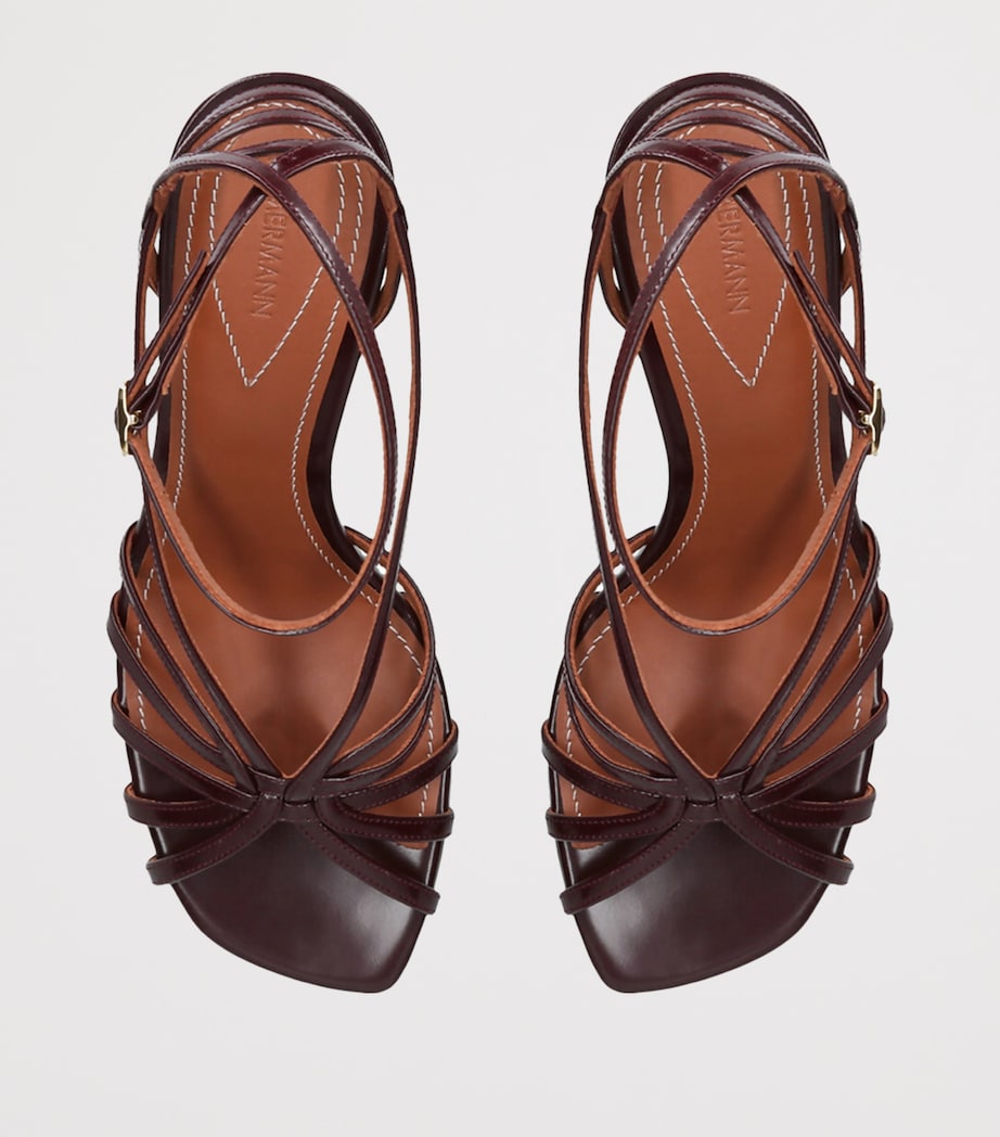 Aura Wedge Sandals 85 RED/DARK Image 4