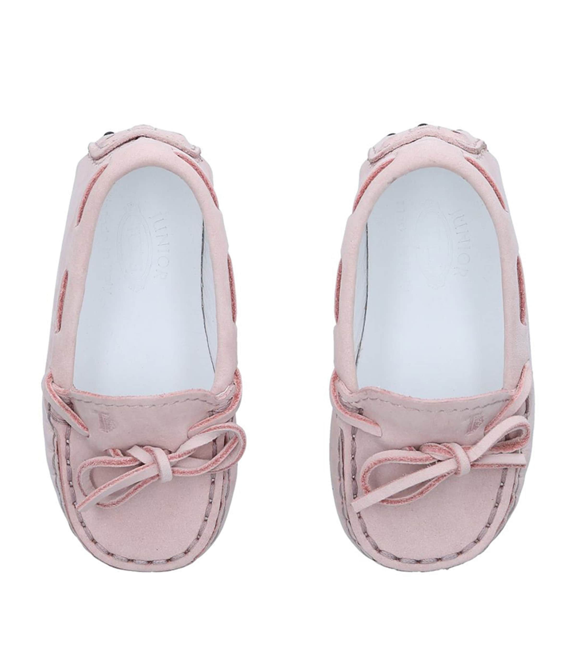 Leather Laccetto Gommini Driving Shoes PALE PINK Image 4