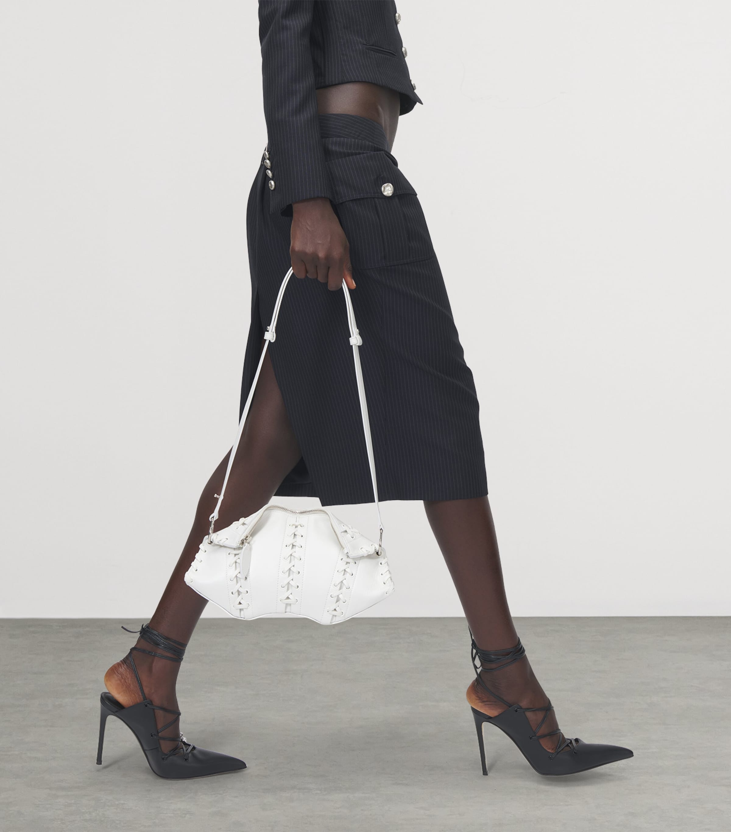 McQueen Leather Manta Clutch Bag Image 2