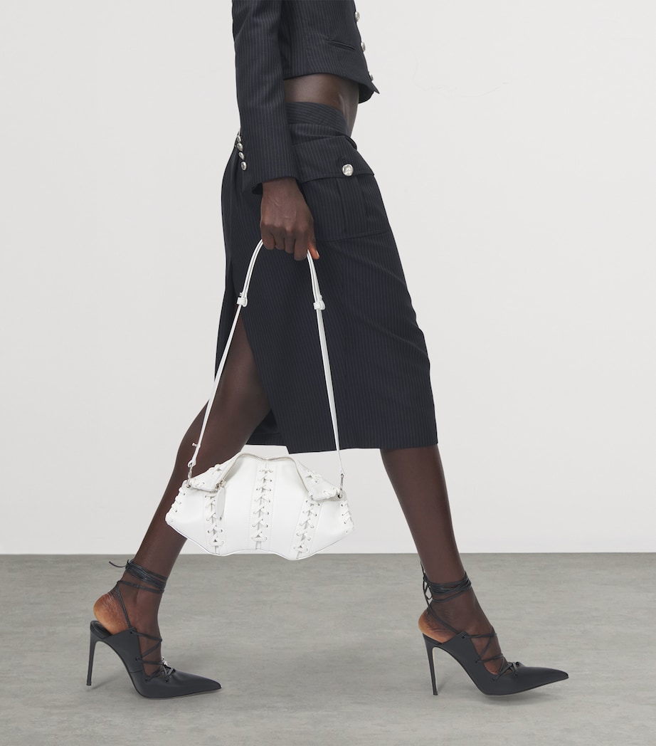 McQueen Leather Manta Clutch Bag Image 2