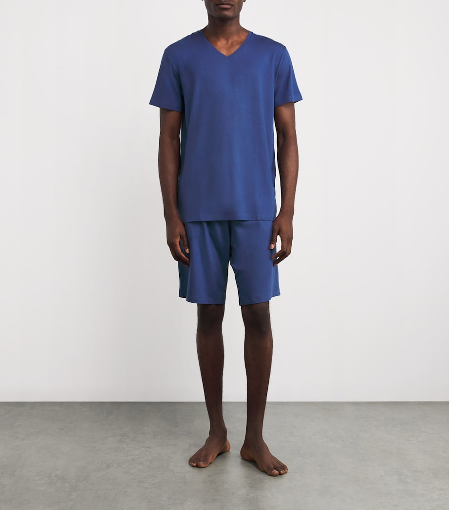 Basel V-Neck Lounge T-Shirt BLUE Image 2