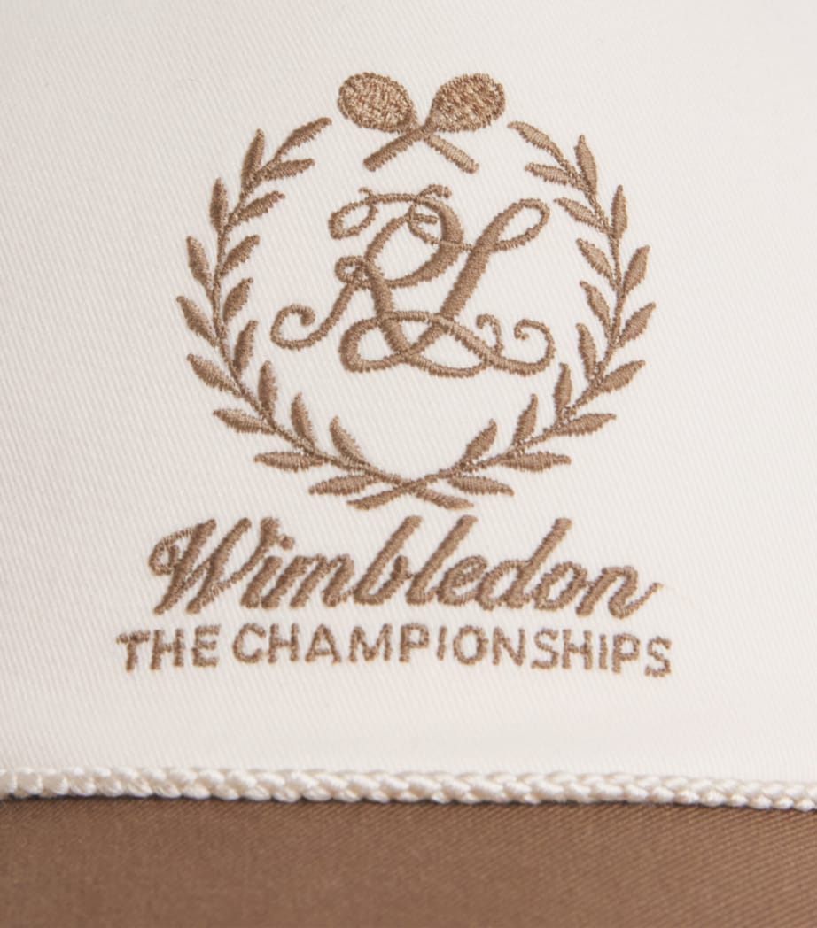 Ralph Lauren Purple Label x Wimbledon Silk Baseball Cap Cream Image 5