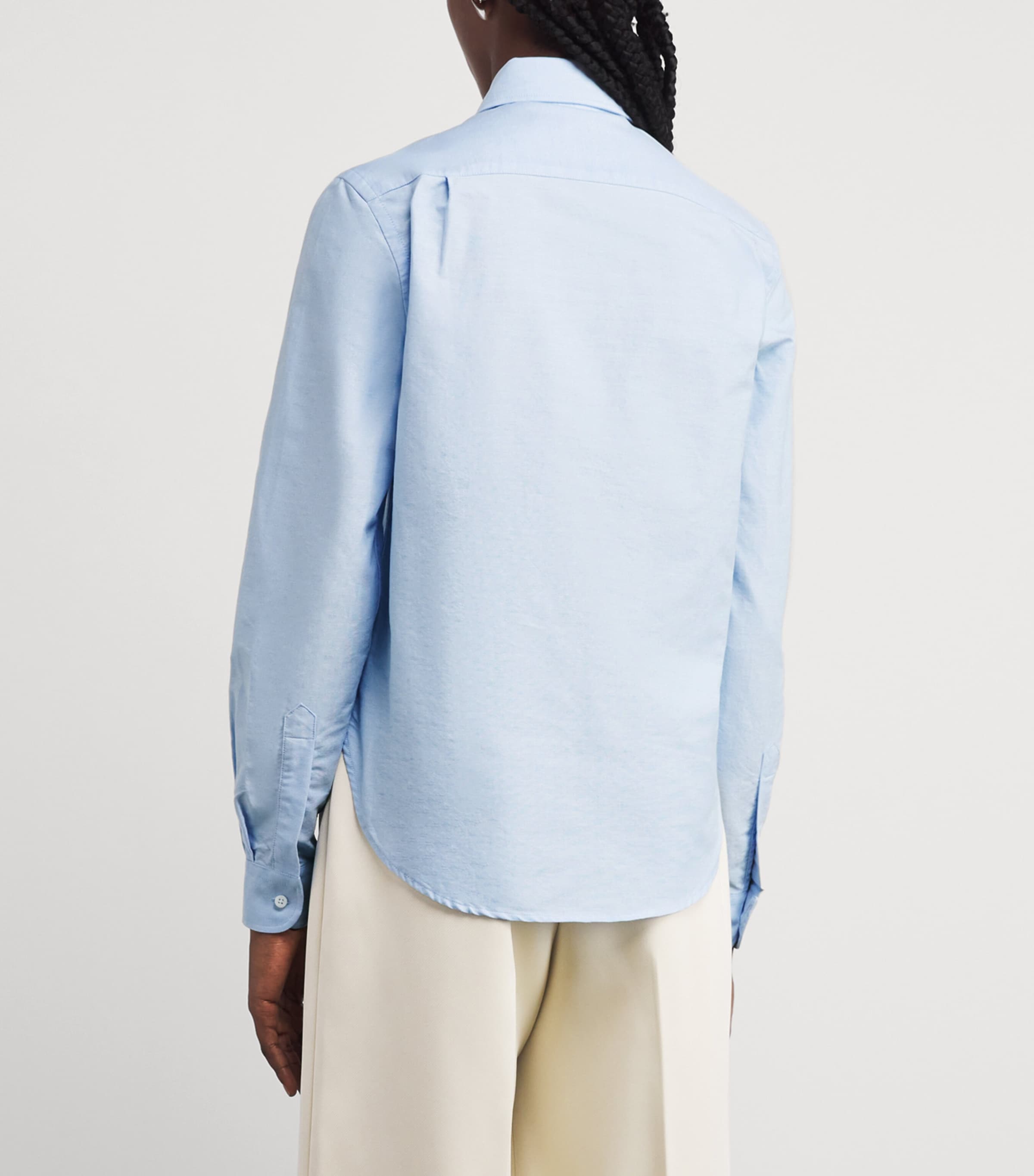 Cotton Oxford Classic Shirt CELESTE BLUE Image 4