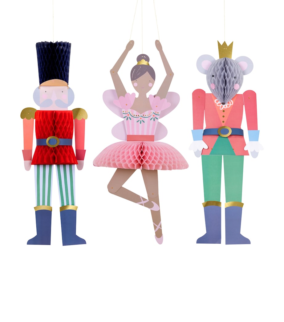 Nutcracker Giant Hanging Decorations (Set of 3) MULTICOLORED Image 2
