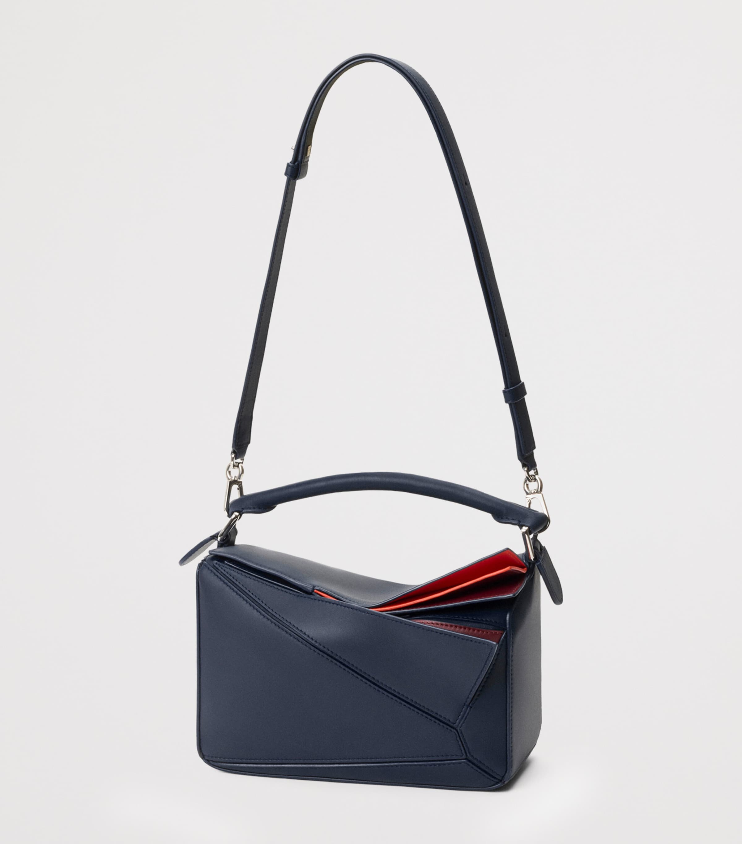 LOEWE Small Leather Layers Puzzle Top-Handle Bag Image 6