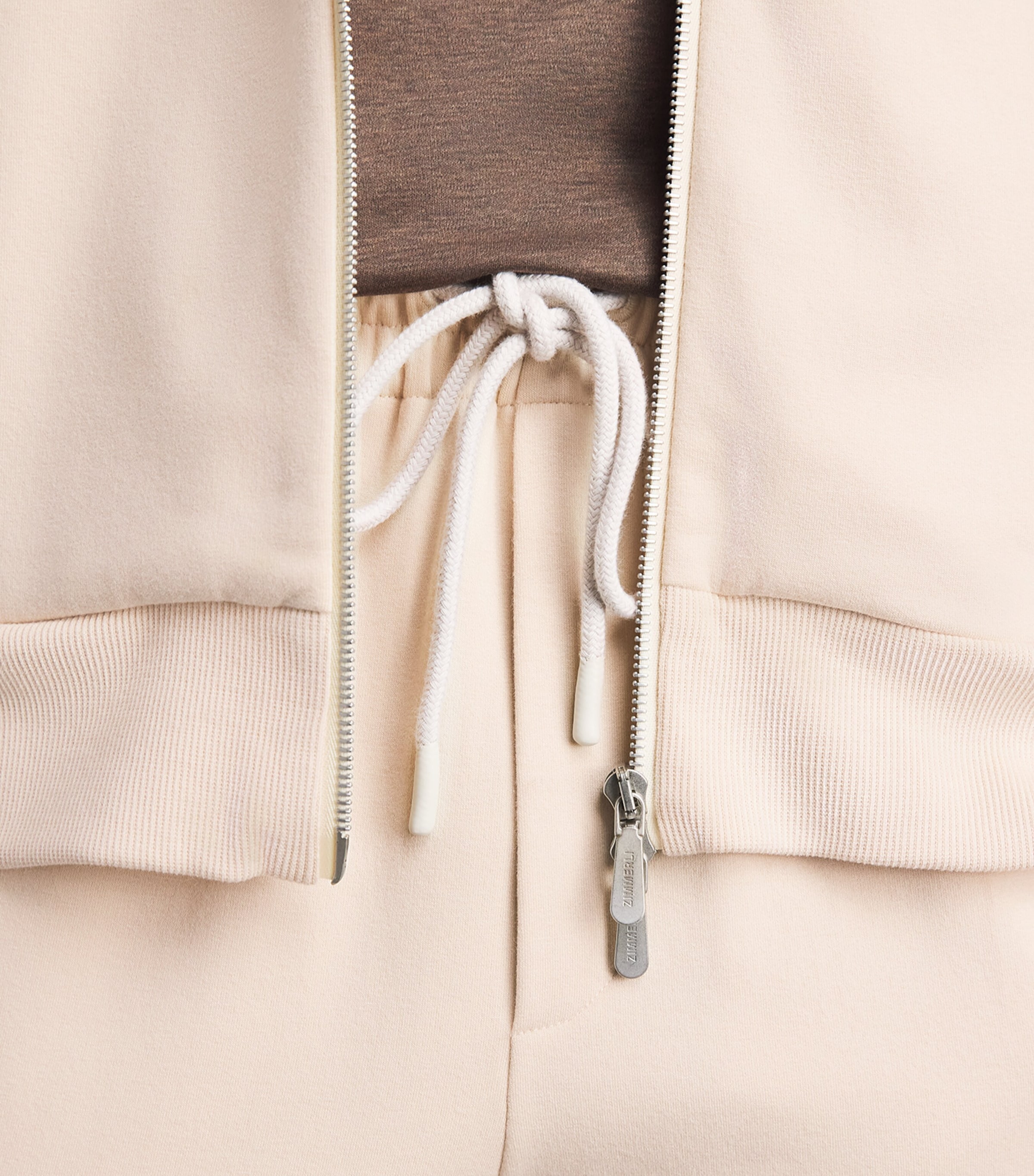 Zimmerli Mens Winter Lounge Sweatpants Beige Image 3