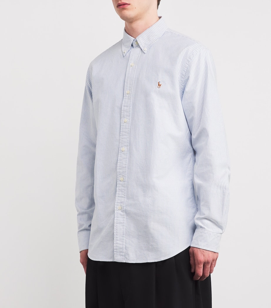 Striped Oxford Shirt BLUE/WHITE STRIPE Image 3