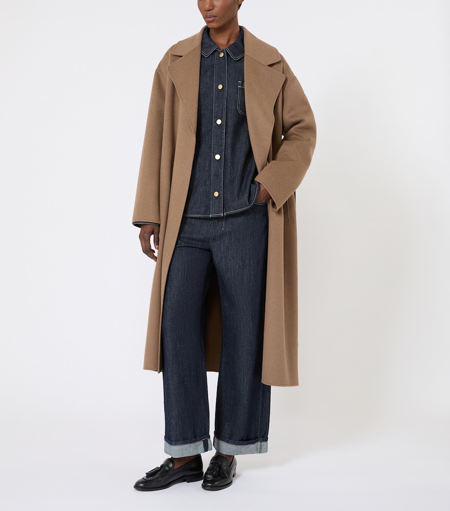 Max Mara Womens Denim Shirt Ultramarine Image 6