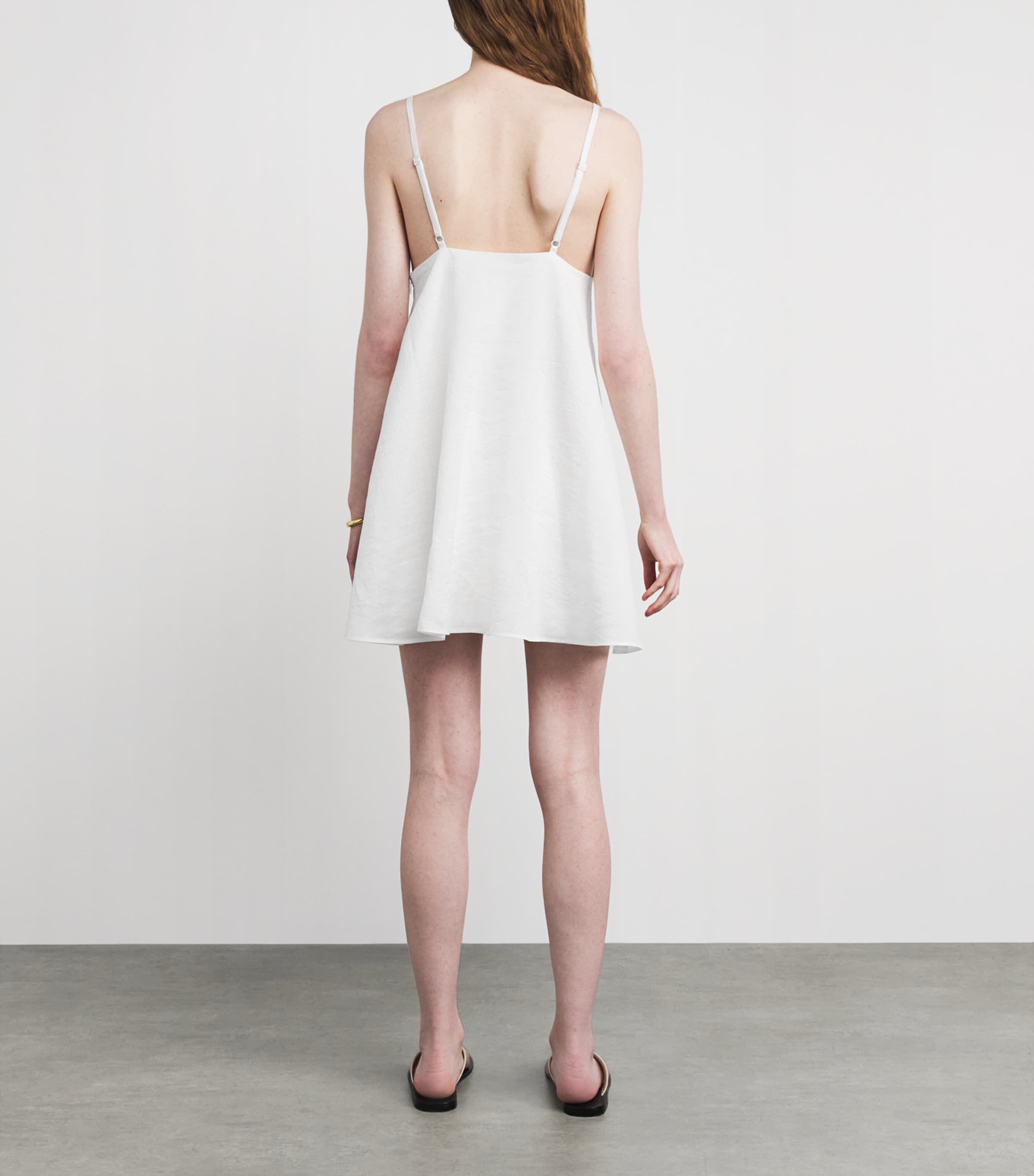 Claudie Pierlot Womens A-Line Mini Dress Ecru Image 4