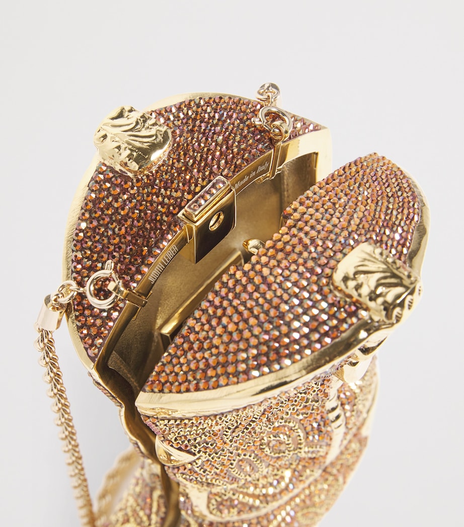 Crystal Cowboy Boot Austin Clutch Bag CBRMT BROWN MULTI Image 4