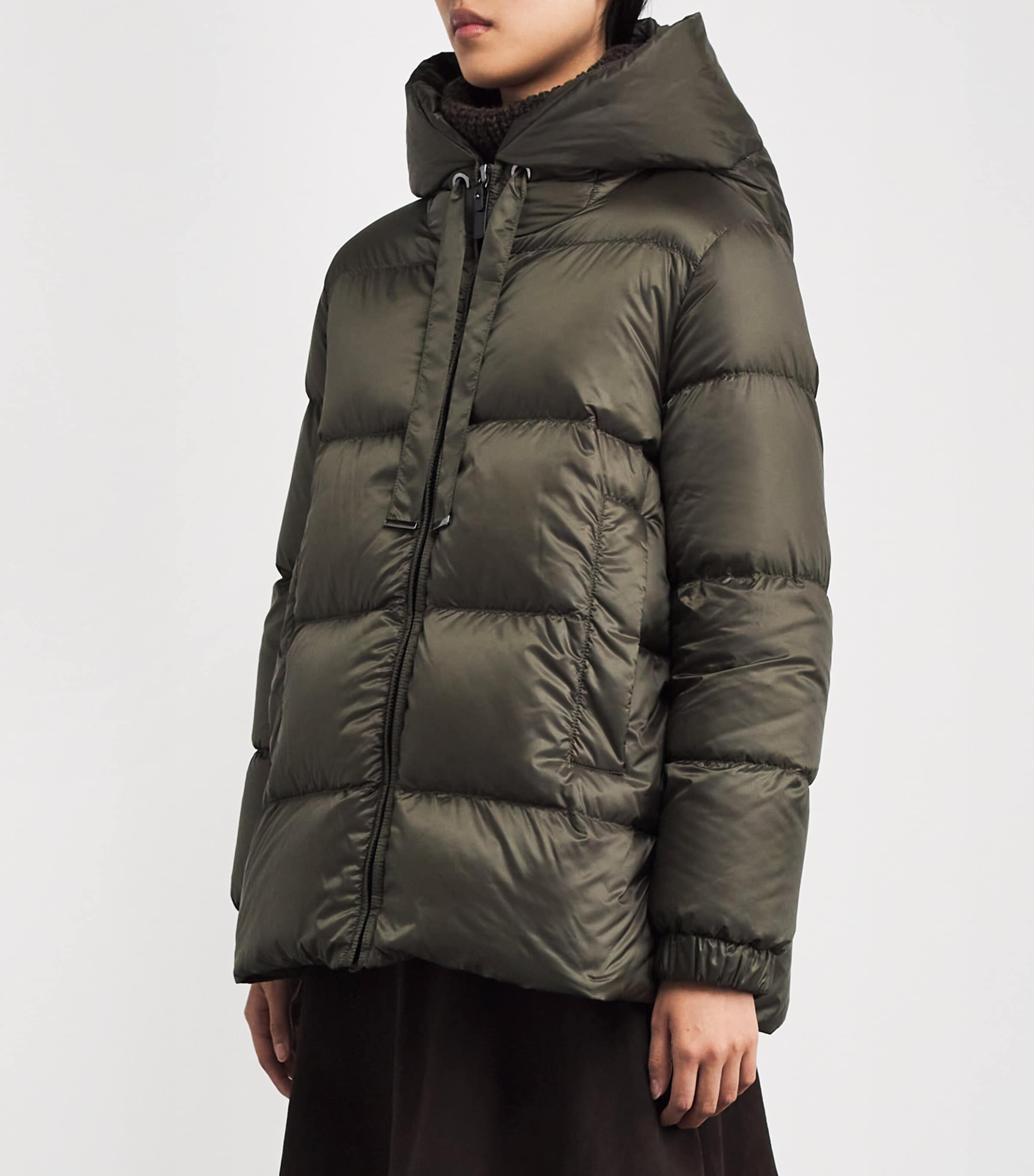 The Cube Quilted Jacket KAKI Image 3
