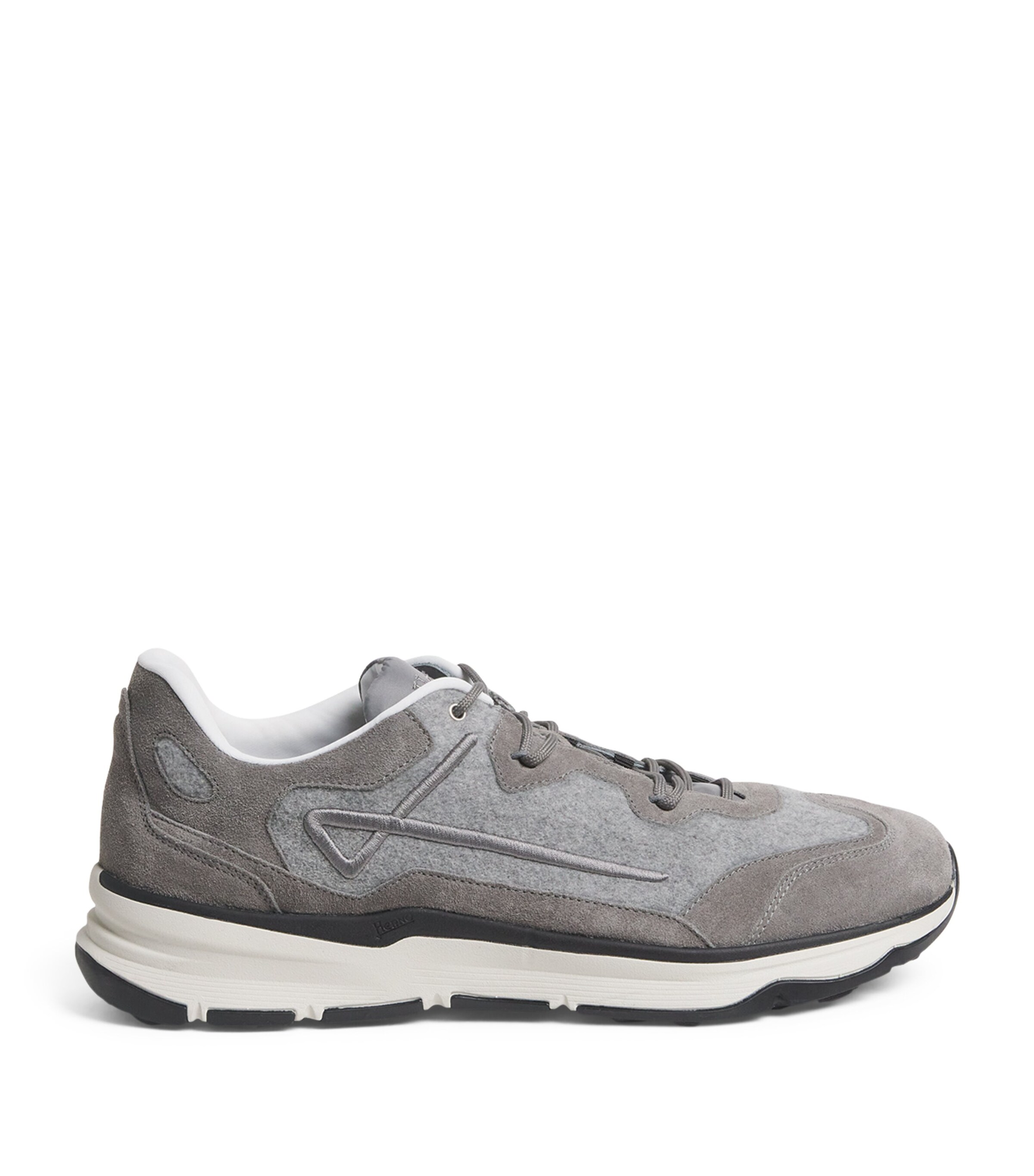 Herno Suede Maggiore Sneakers Grey Image 1