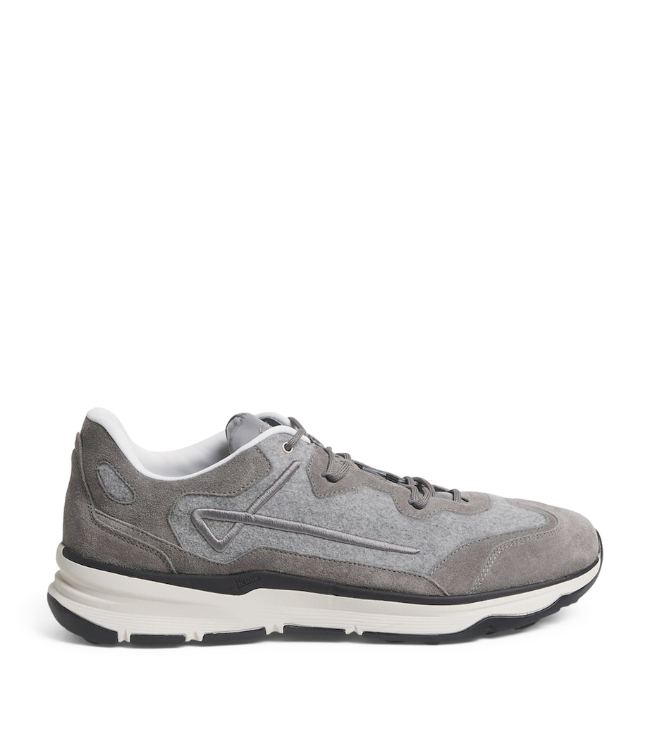 Suede Maggiore Sneakers 9420 GREY Image 1