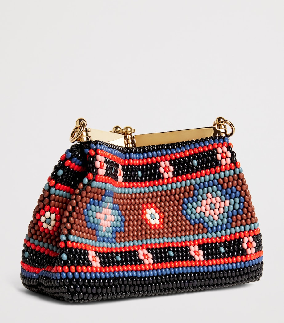 Etro Small Beaded Vela Shoulder Bag Black Image 3