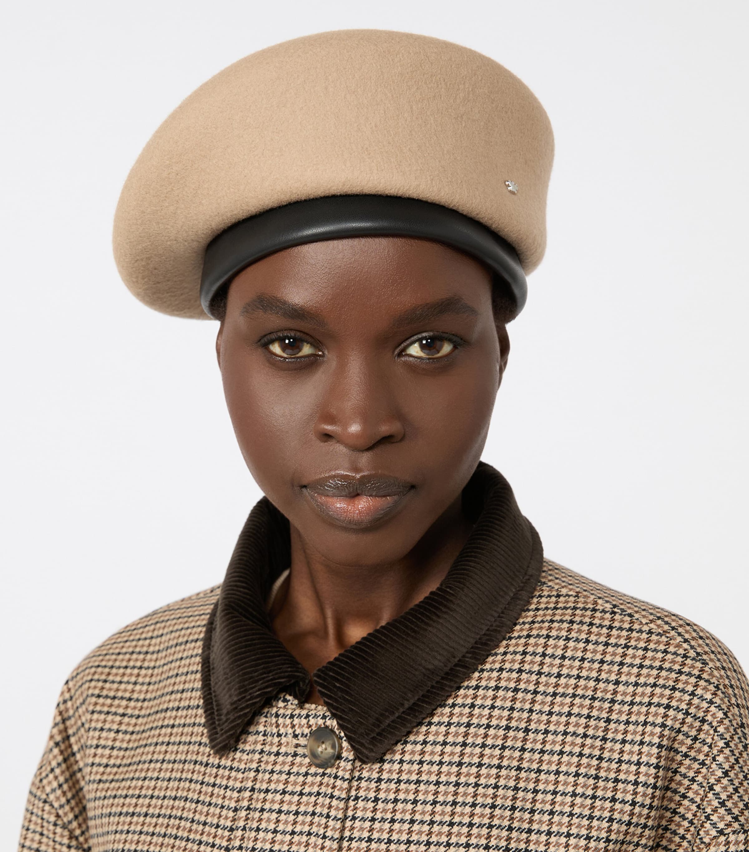 Weekend Max Mara Wool Beret Camel Image 2