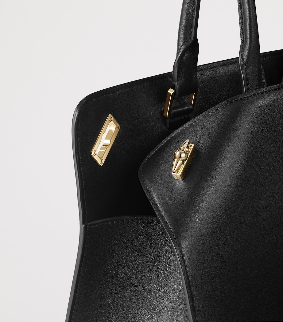 Cartier Small Leather Clash Tote Bag Black Image 4