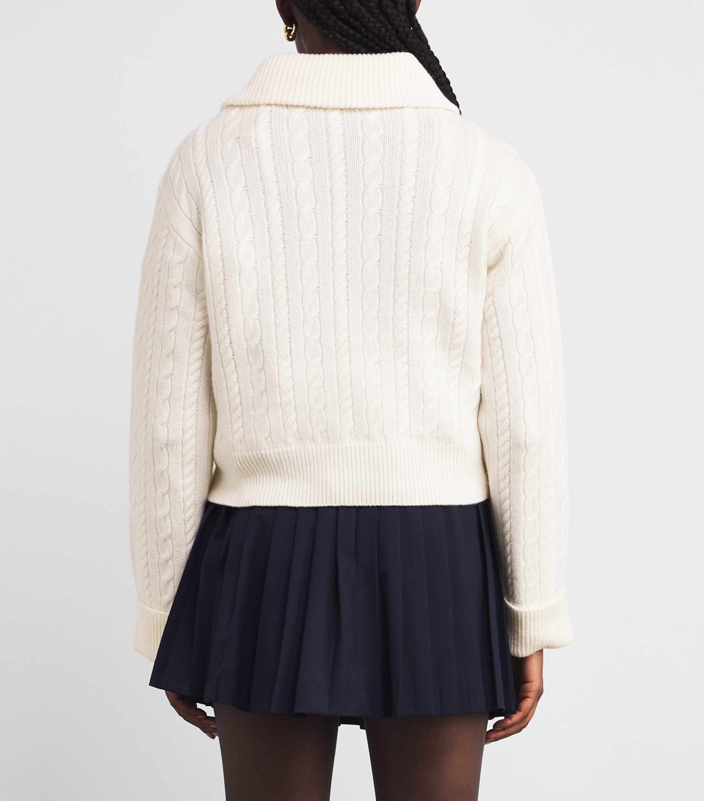 Wool Sailor-Neck Sweater ECRU Image 4