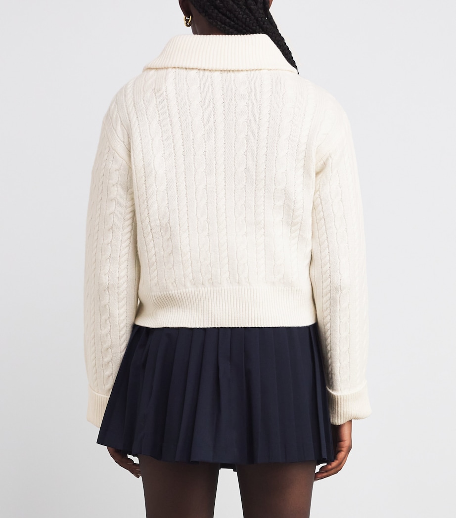 Wool Sailor-Neck Sweater ECRU Image 4