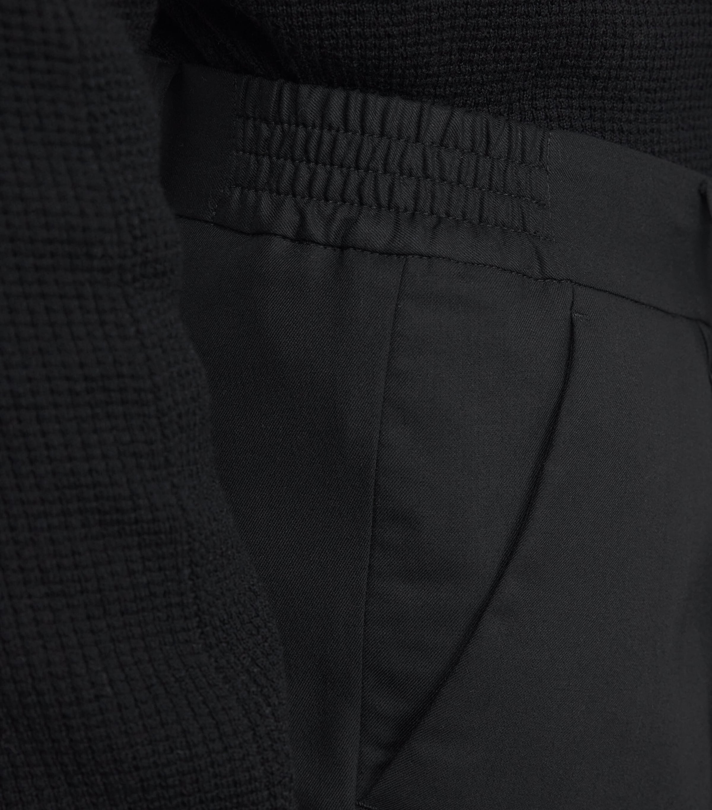 Cashmere Trousers 0091 NERO Image 6