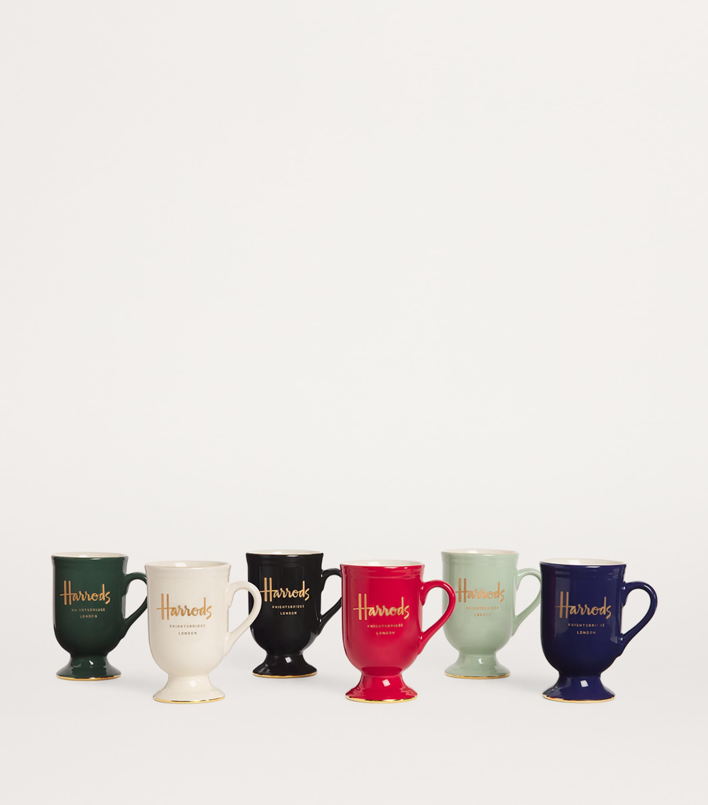 Harrods Pedestal Mug Green Image 3