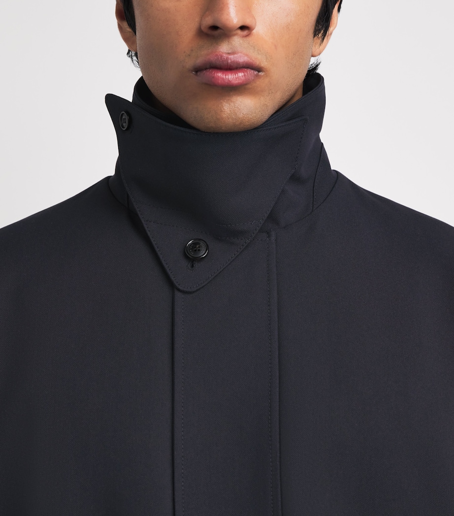 System Mens Chin Strap Jacket Dark Navy Image 3
