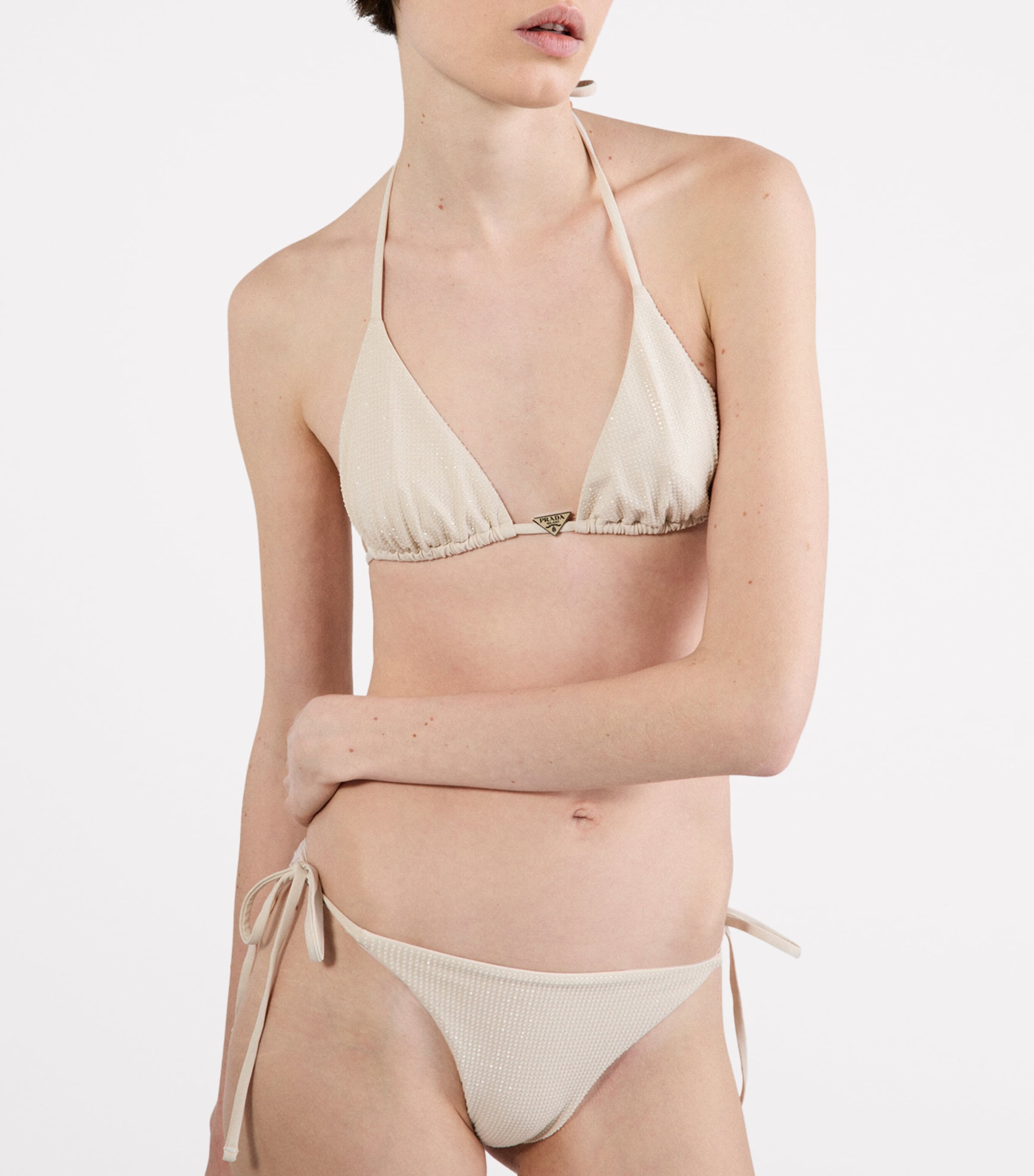 Prada Womens Embellished Bikini Bottoms Image 2