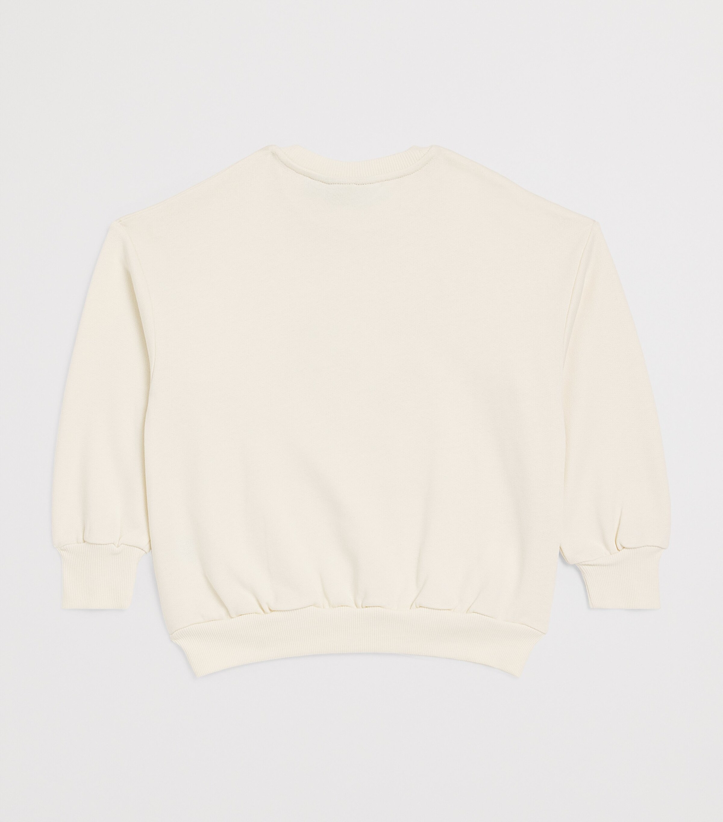 Mini Rodini Organic Cotton Rodini Society Sweatshirt (3-11 Years) Offwhite Image 2
