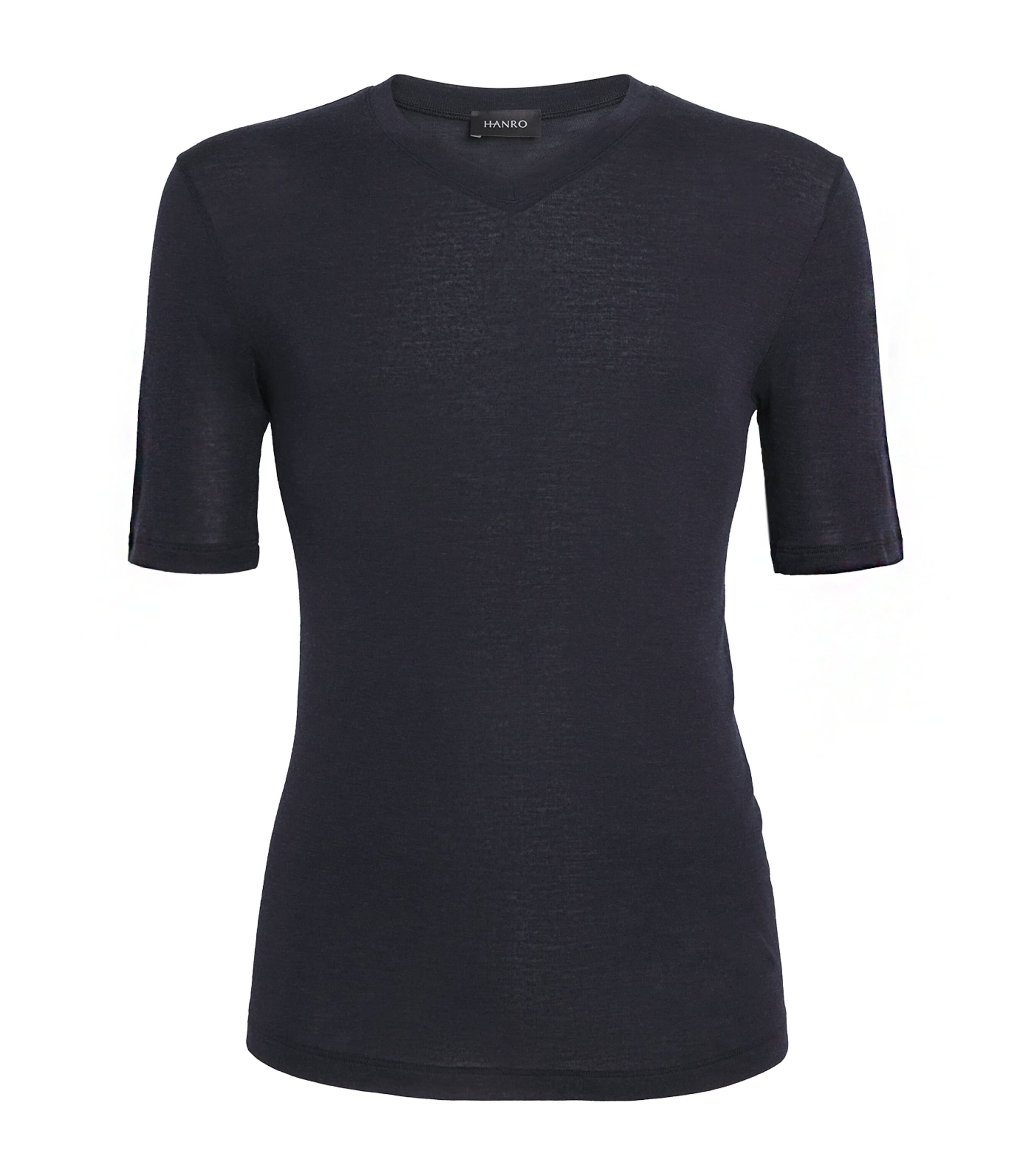 Silk-Cashmere T-Shirt 0019 BLACK Image 1