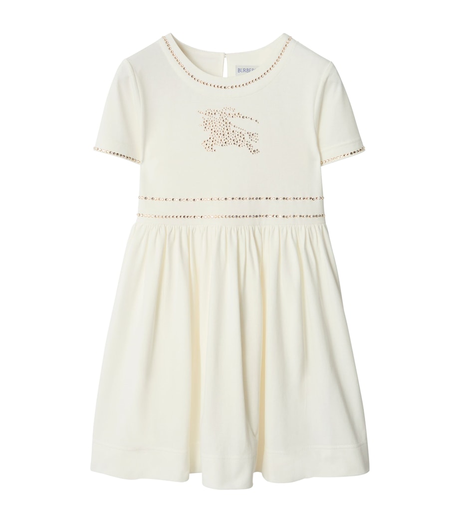 Crystal-Embellished Cotton EKD Dress (3-12 Years) SALT Image 1