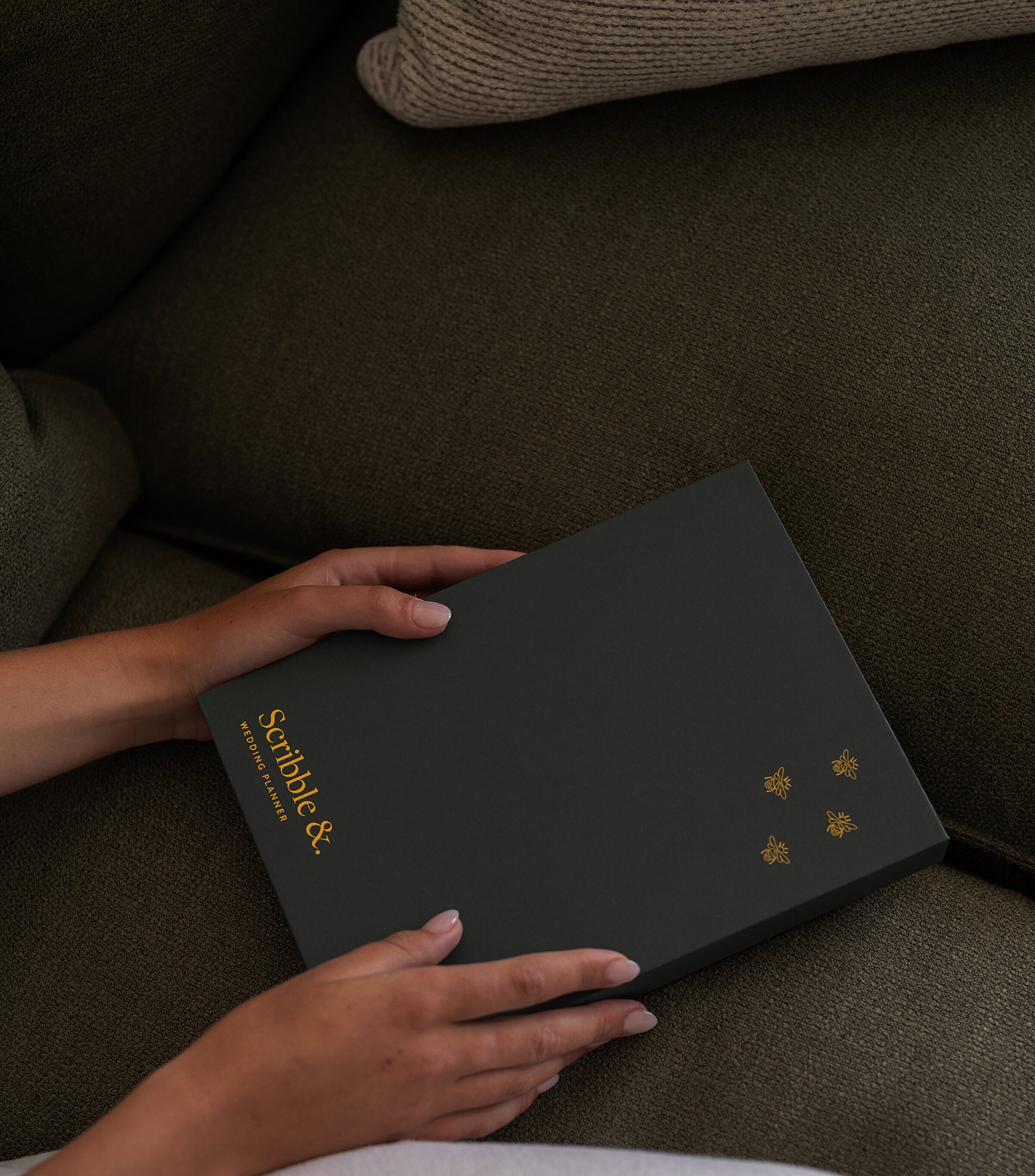 Faux Leather Wedding Planner GREY Image 13