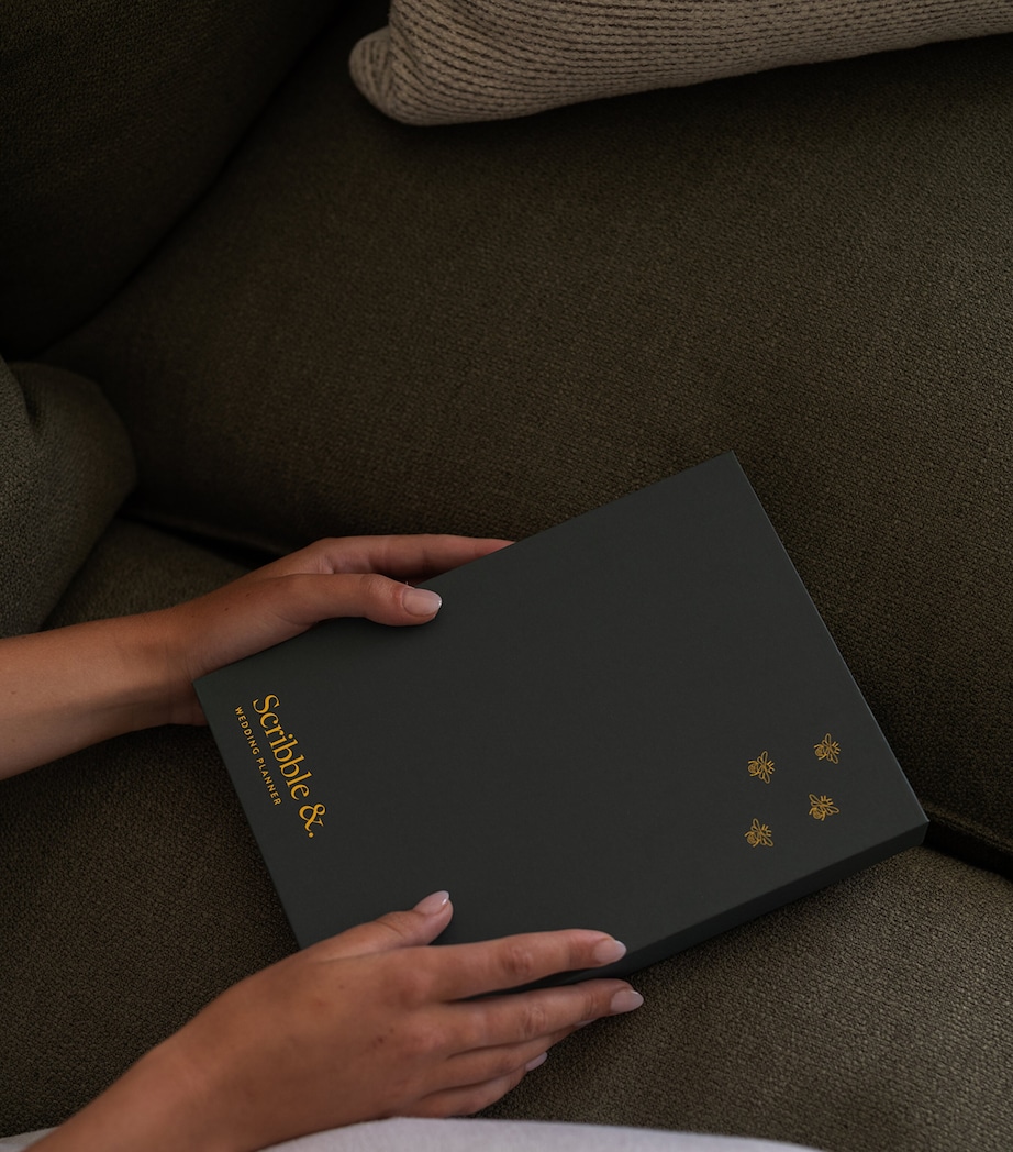 Faux Leather Wedding Planner GREY Image 13