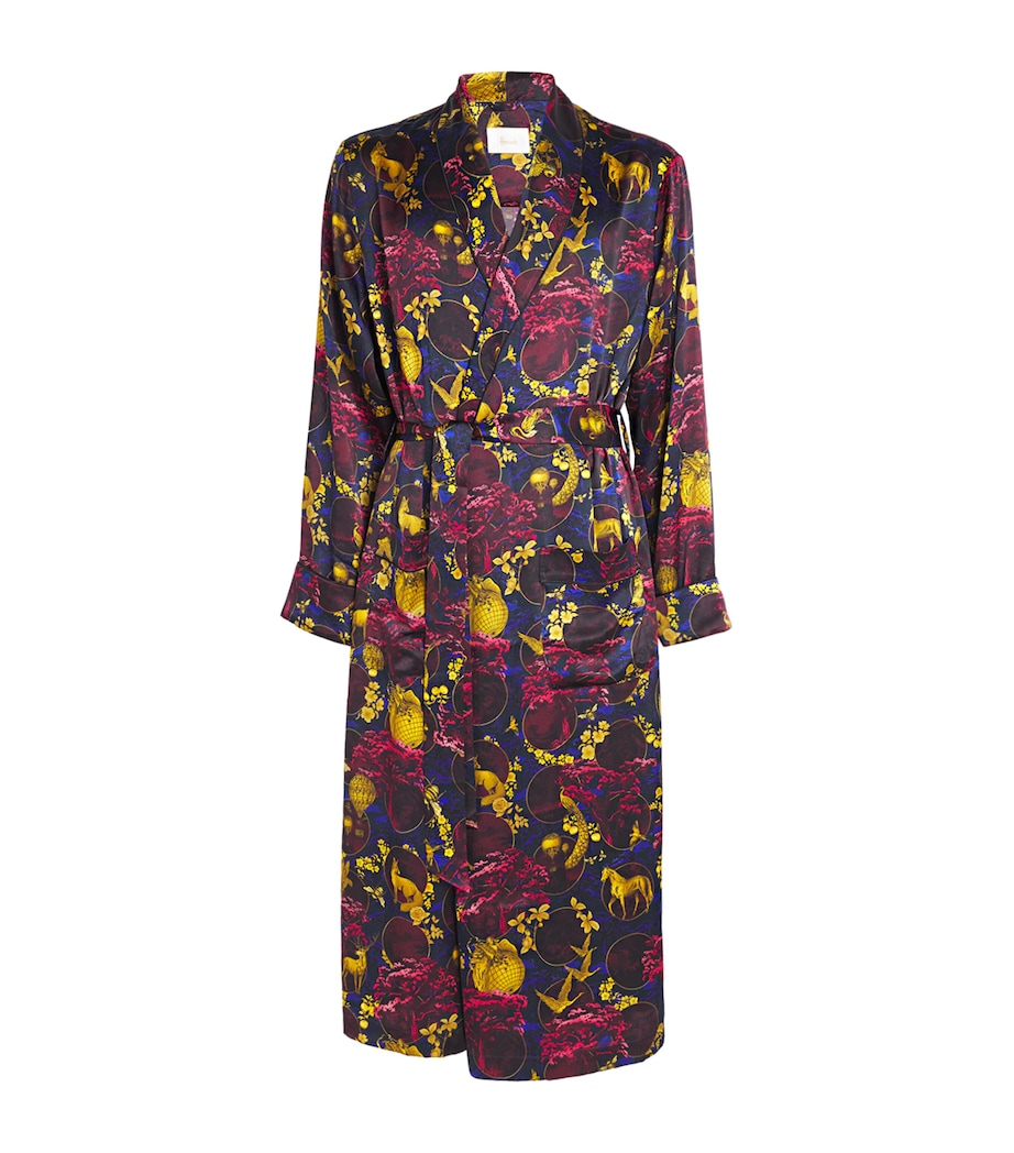 Silk Toile Night Robe MULTI Image 1
