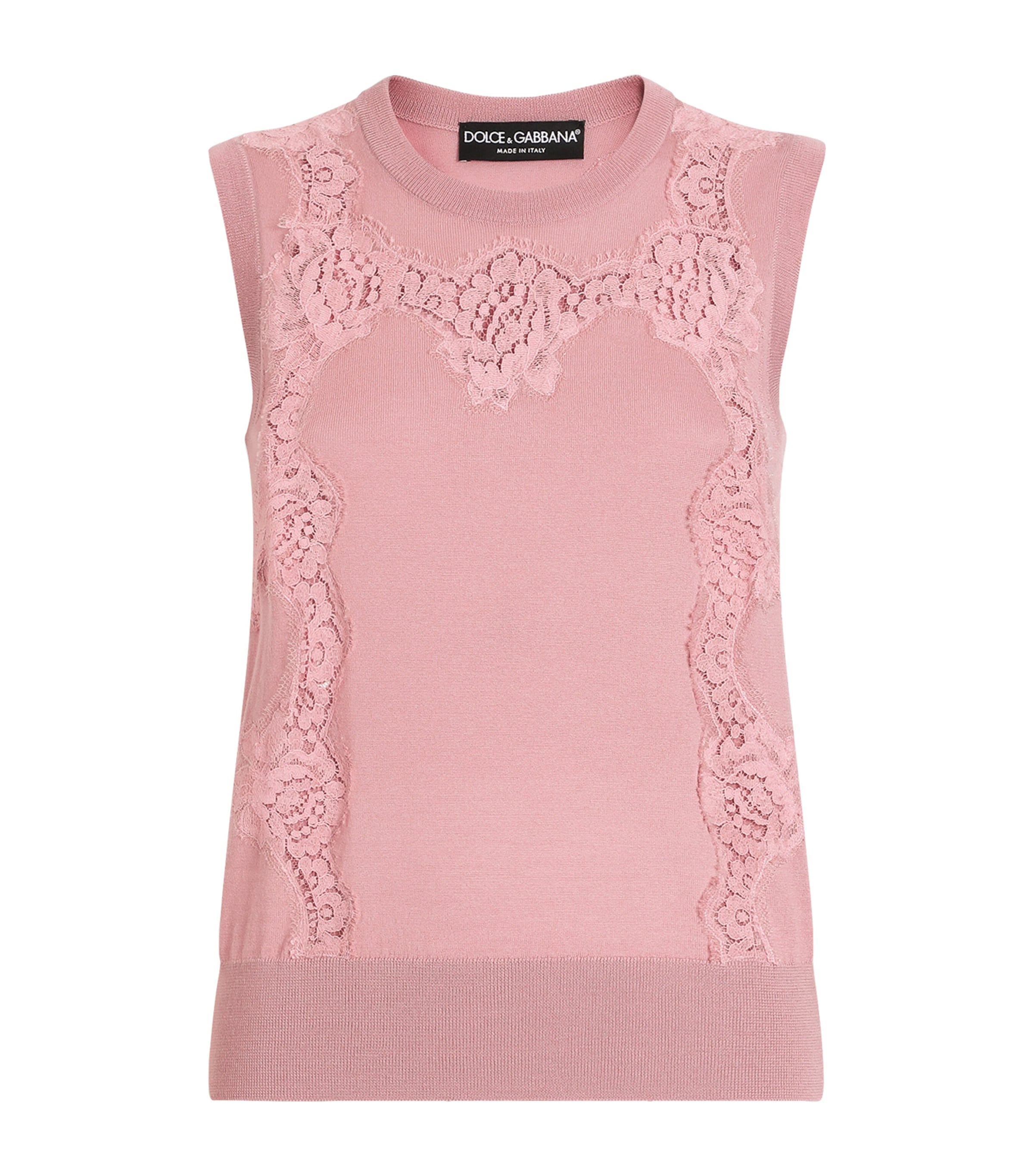 Dolce & Gabbana Lace-trim Tank Top