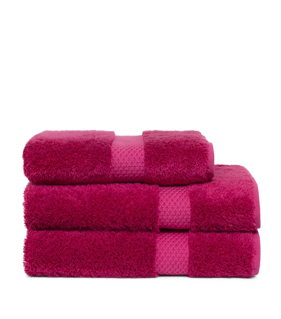 Yves Delorme Etoile Guest Towel (45cm x 70cm) Fushia Image 1