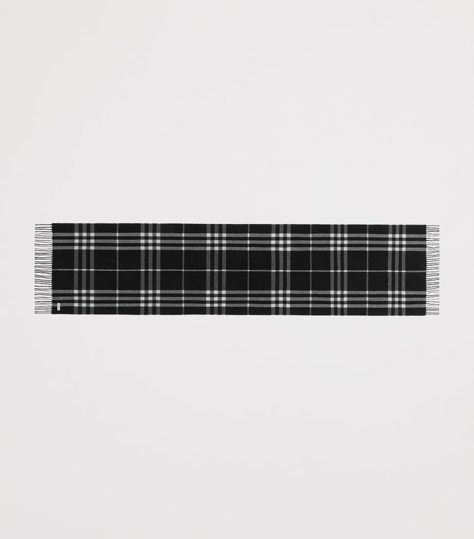 Cashmere Reversible Stormy Knight Scarf BLACK/CALICO Image 9