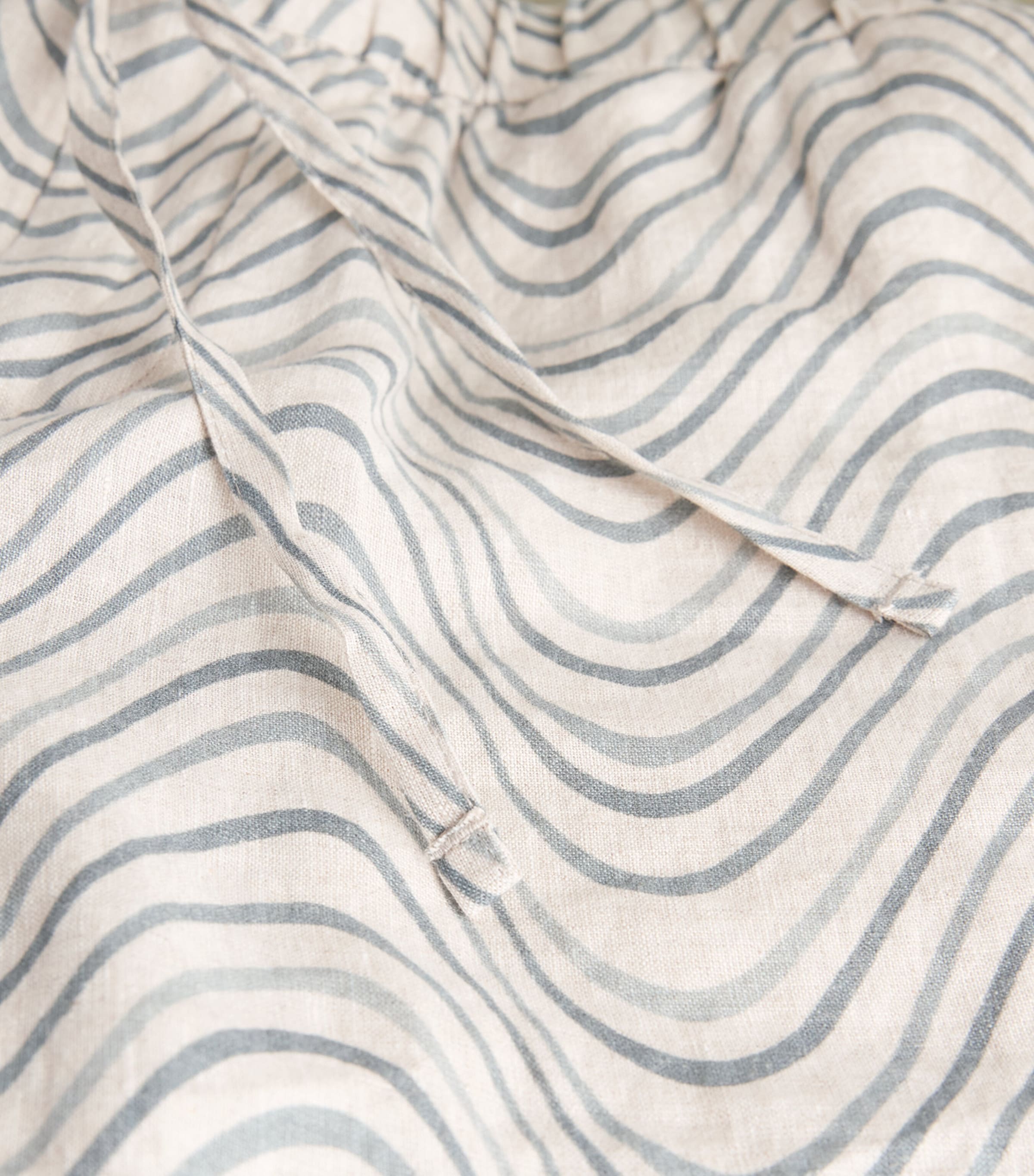 Linen Felipe Shorts 902-COASTAL BLUE Image 5